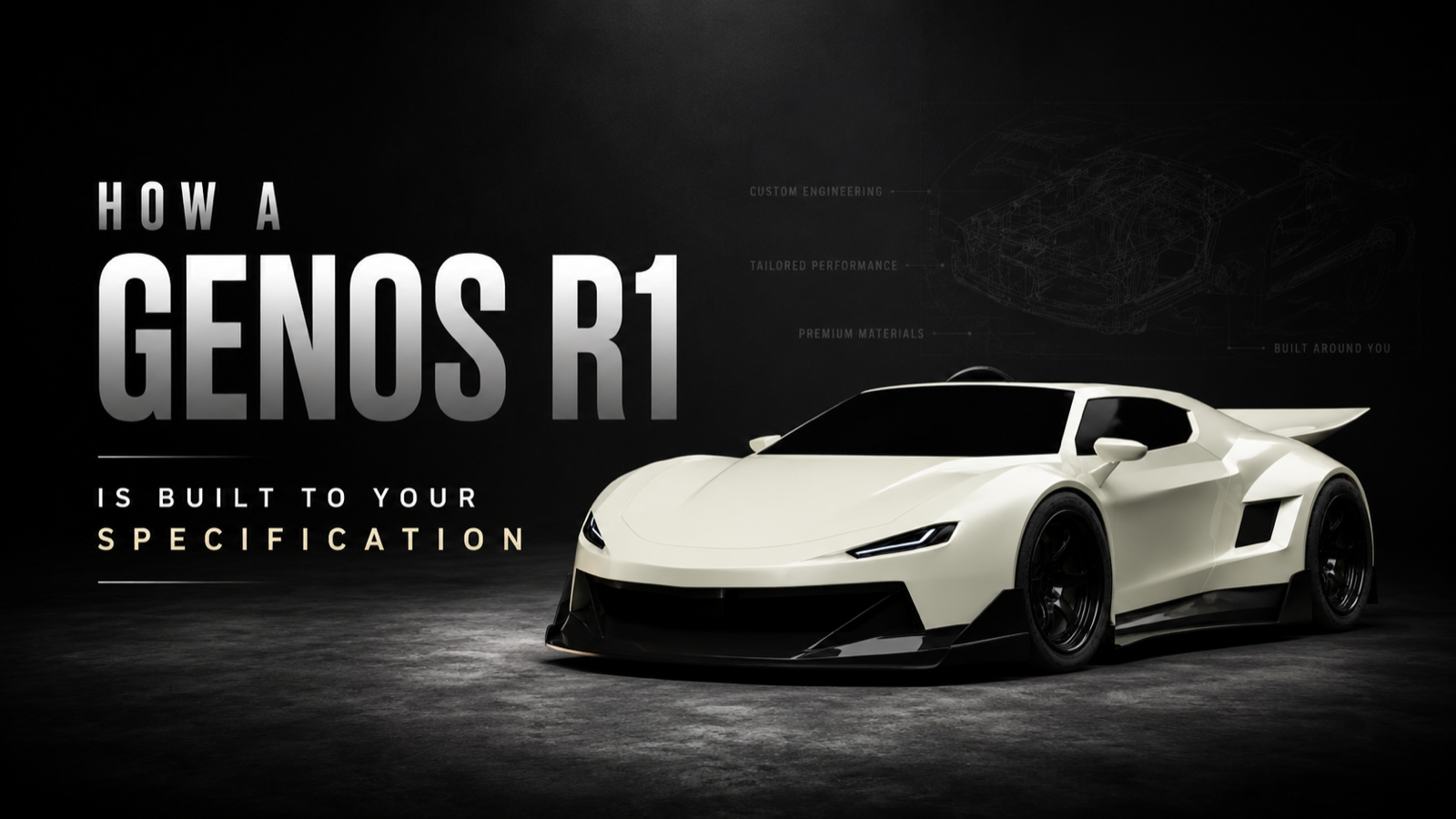 How a Genos R1 Is Built to Your Specification