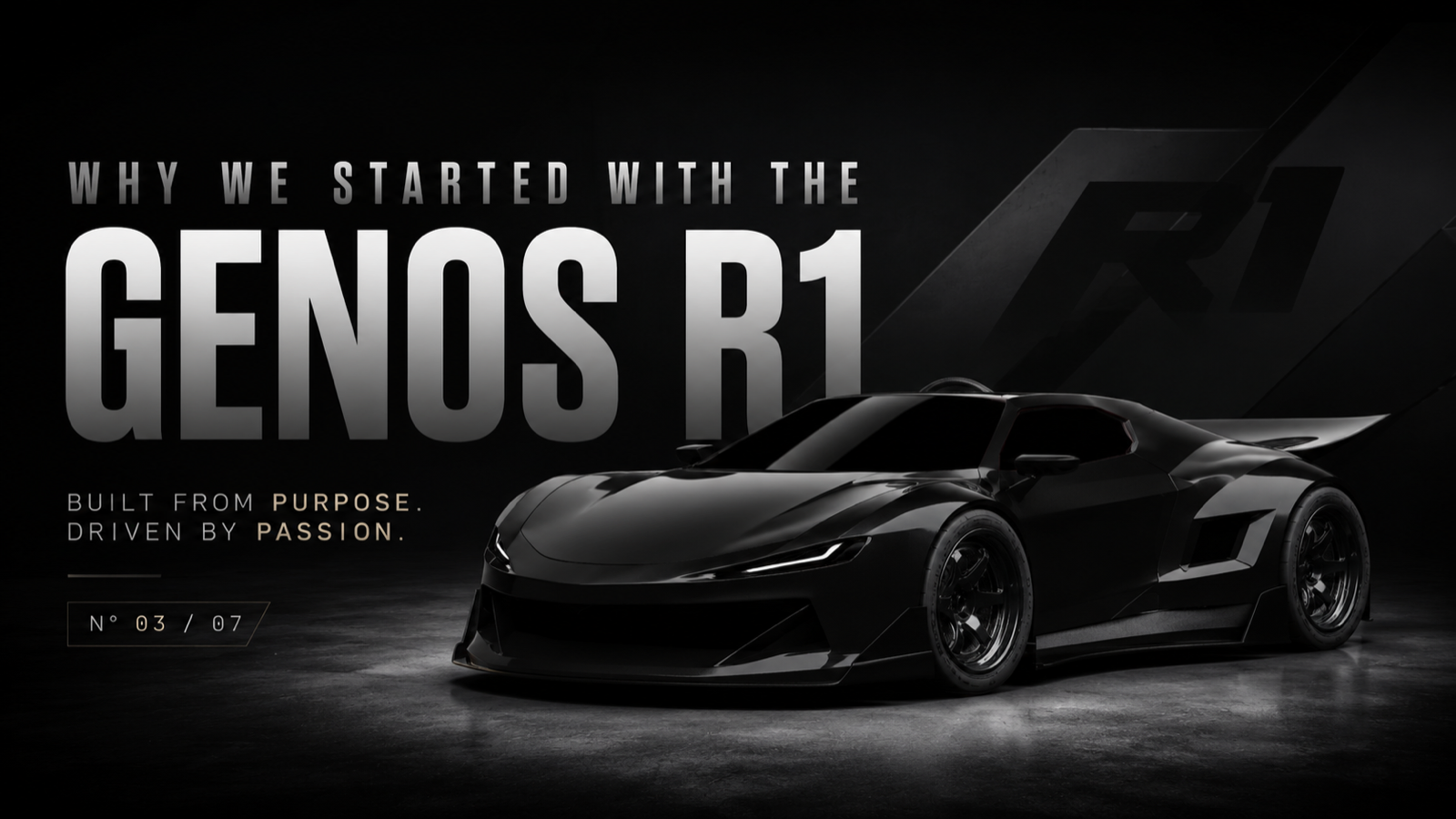 Why We Started With the Genos R1
