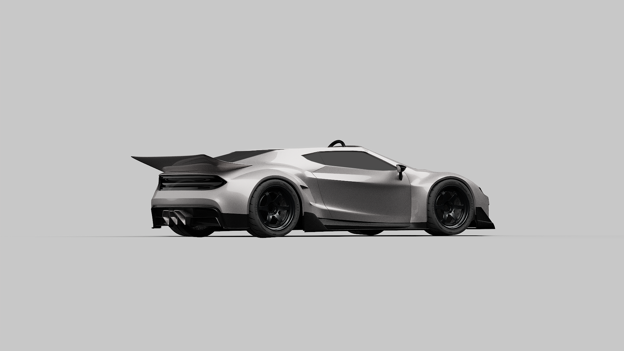 GENOS R1 rear three-quarter view